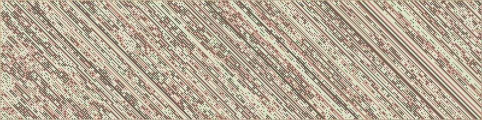 Multicolor truchet tiling connections illustration