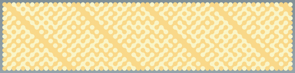 Multicolor truchet tiling connections illustration