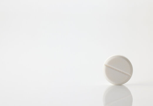 pill on white background