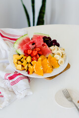 Plato grande de fruta