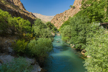 Canyon near Palangan village in Kurdistan region, Iran
