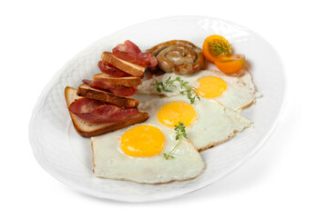 Big Breakfast, with egg and bacon