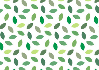 葉っぱシルエットパターン2