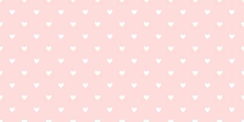 Small cute hearts background. Seamless pattern for Valentine's Day.