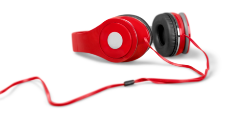 Modern colored sound stereo headphones