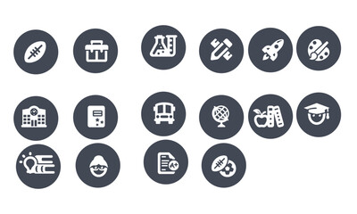 Education,Online Education icons vector design 