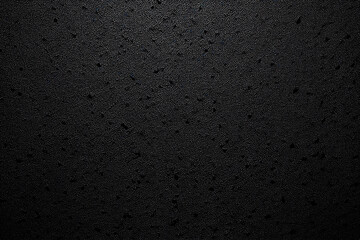 Fototapeta premium black 3d texture of plastic, dark background, large shagreen