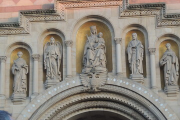 Fototapeta premium detail of the cathedral of st james