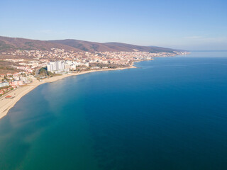 Aerial view of resort of Sunny Beach, Bulgaria