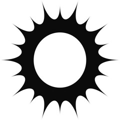 sun symbol vector