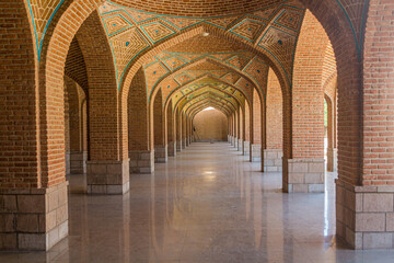 Fototapeta premium Archway of the Blue mosque in Tabriz, Iran