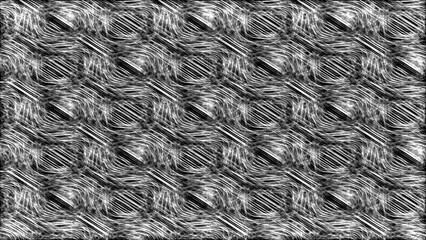 Texture of surface, abstract, black and white. 3d.
