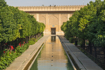 Courtyard of Karim Khan Citadel in Shiraz, Iran.