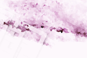 Pixel art abstract background. web banner template. 3D Illustration