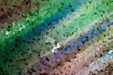 Pixel art abstract background. web banner template. 3D Illustration