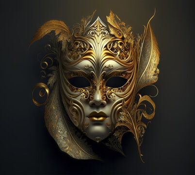 Venetian masquerade mask header