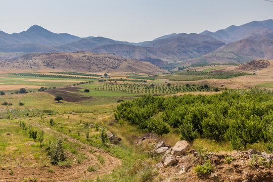 Landscape of Zagros mountains, Iran