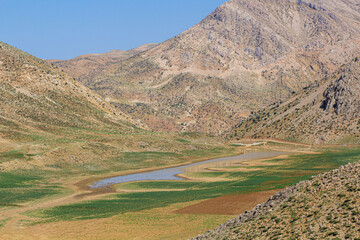 Landscape of Zagros mountains, Iran