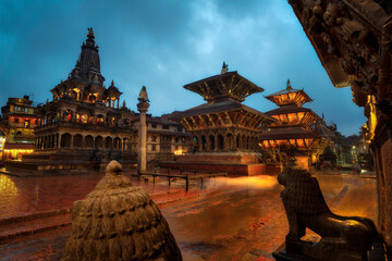Durbar Square in Kathmandu, Nepal taken in April 2022