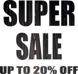 Super sale banner offer template. Marketing poster for magazine advertising, discount sales, shops, email newsletters
