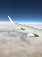 view from airplane window