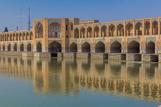 Khaju bridge in Isfahan, Iran