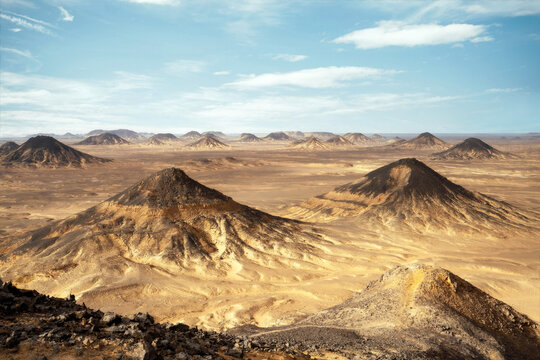 Black desert in Egypt taken in May 2022