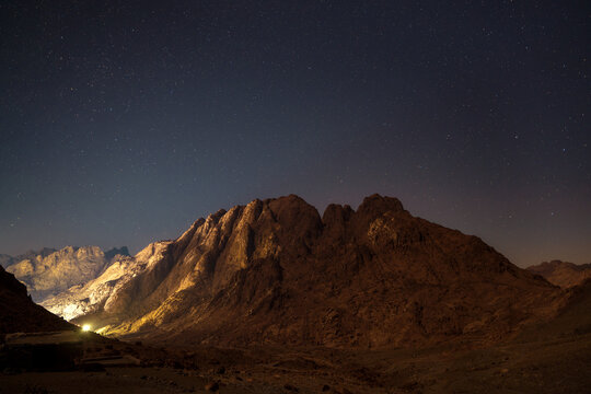 Mount Sinai in Egypt taken in January 2022
