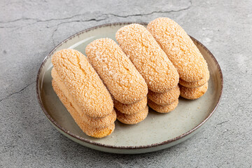 ladyfingers cookies on the table.