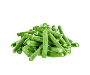 green long bean slice on  transparent png