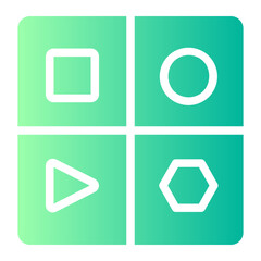Flat Flaticon gradient icon