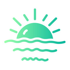 Flat Flaticon gradient icon
