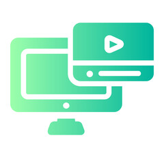 Flat Flaticon gradient icon