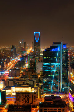 Riyadh Skyline Saudi Arabia taken in May 2022