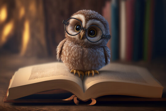 Owl With Glasses Images – Browse 10,529 Stock Photos, Vectors, and Video |  Adobe Stock