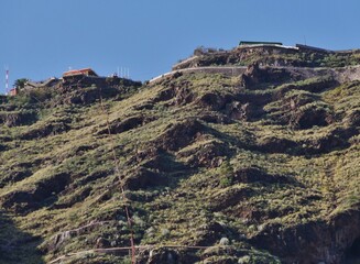 El Time auf dem Vulkanfelsen in La Palma
