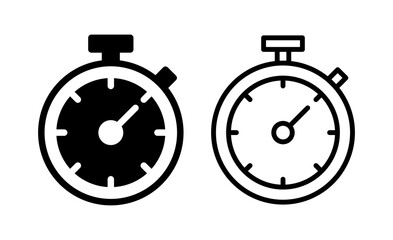 stopwatch icon vector illustration. Timer sign and symbol. Countdown icon. Period of time