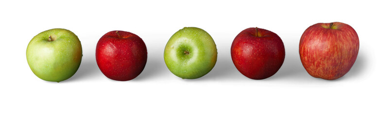 Red and Green Apples