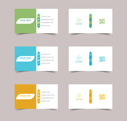 Creative and professional business card design. Double-sided creative business card template. Modern simple business card template.