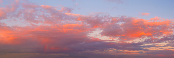Naklejka na ściany i meble Beautiful sky sunset background for blank, page or template