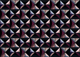 Seamless triangle shapes geometric pattern design. vector illustration. fashion, interior, wrapping, wall arts, fabric, packaging, web, banner