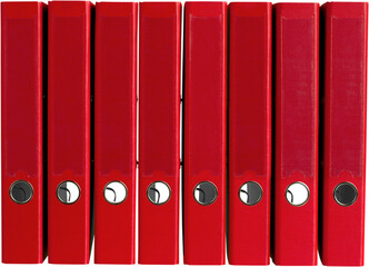 Red Office folder, Protect Folders concept