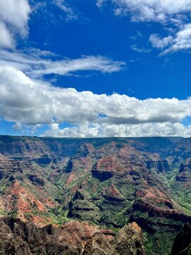 Waimea Canyon overlook (Kauai, Lihue, Hawaii)