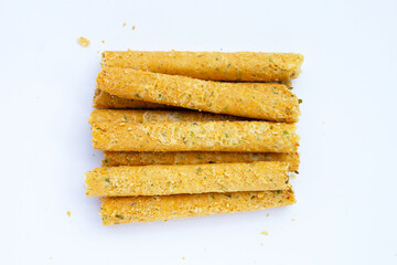 Fototapeta premium Crispy egg rolls with seaweed