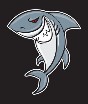 Sharks Mascot,vector illustration