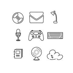 Basic icon set for computer/desktop -part2
