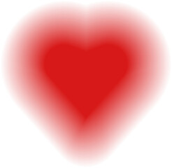 Soft heart gradient blur.