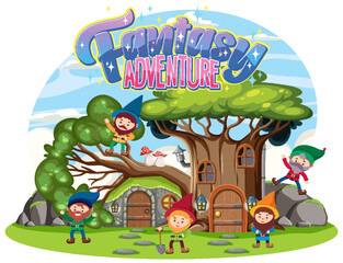 Fantasy adventure text design