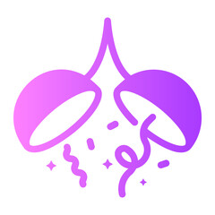 party gradient icon