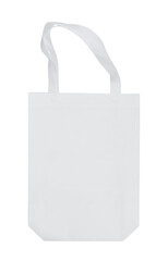 White tote bag mock up isolated on white background